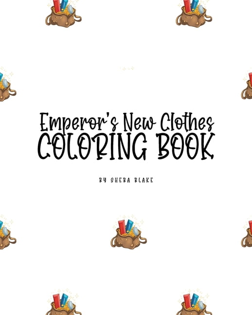 The emperors new clothes coloring book for children x coloring book activity book paperback