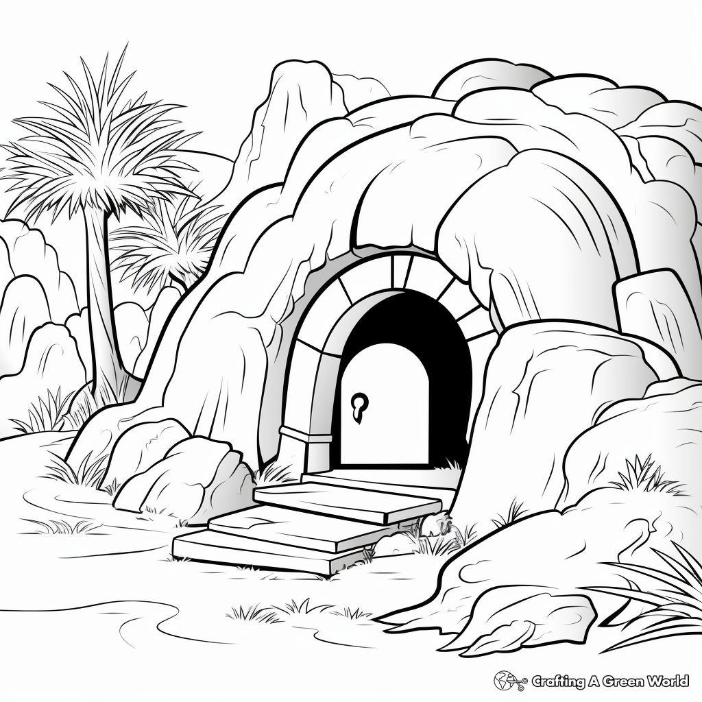 Christian easter coloring pages