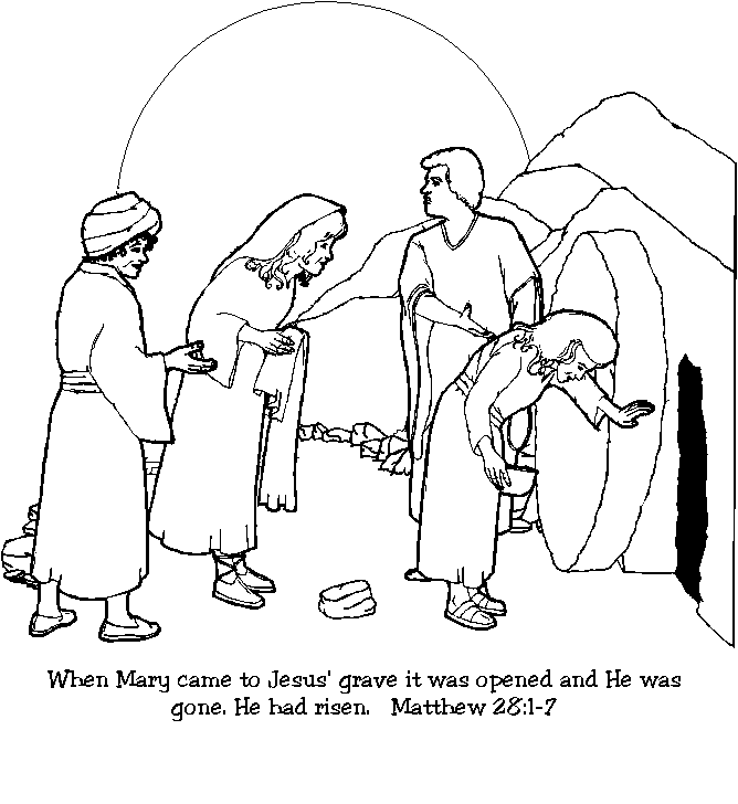 Ressurection coloring page easter coloring pages free easter coloring pages jesus coloring pages