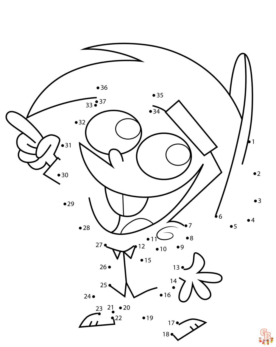 Printable fairly oddparents coloring pages free