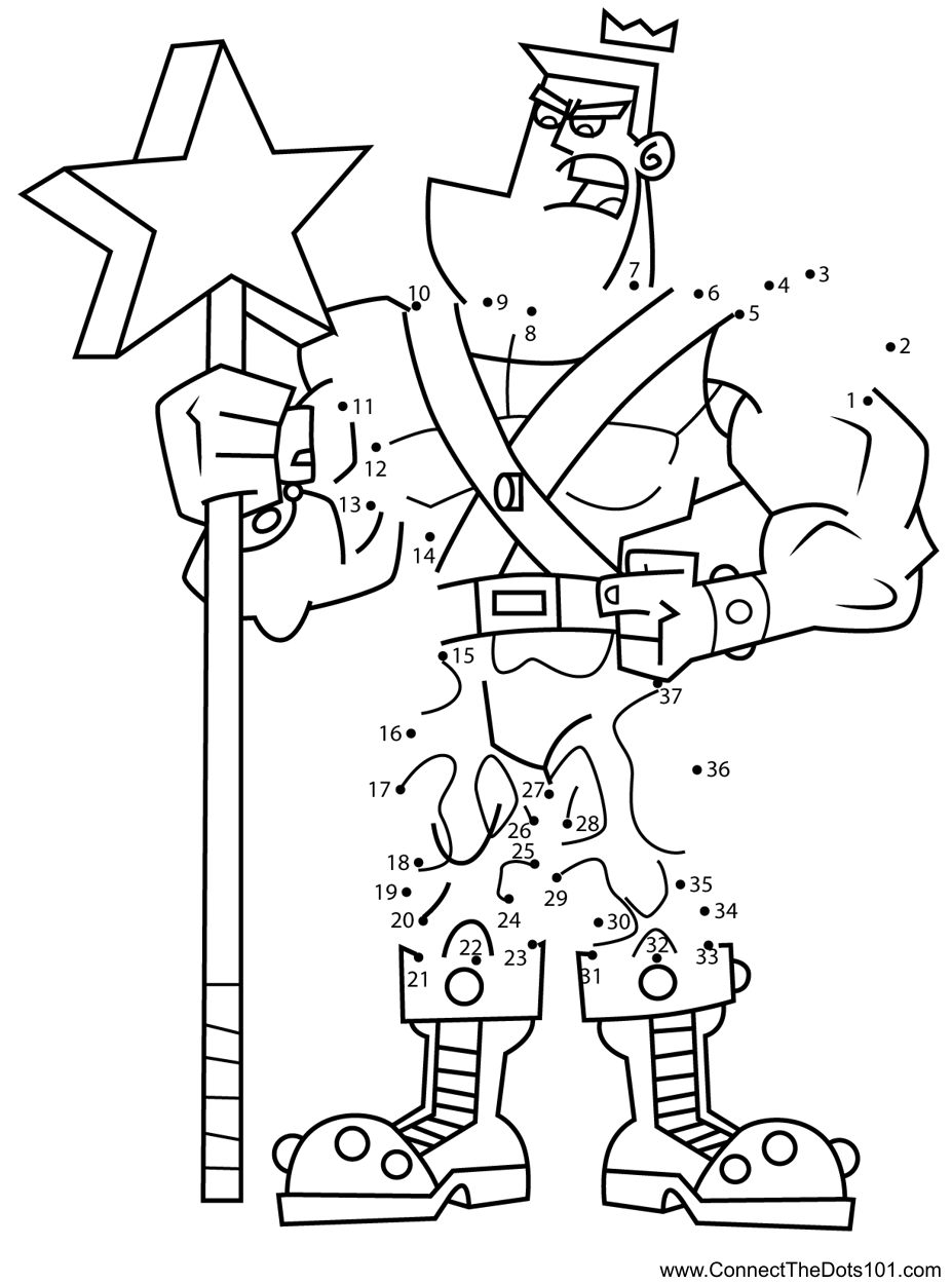 Jorgen von strangle fairly odd parents dot to dot printable worksheet