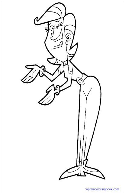 Fairly odd parents coloring pages