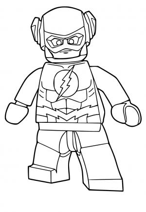 Free printable the flash coloring pages for adults and kids