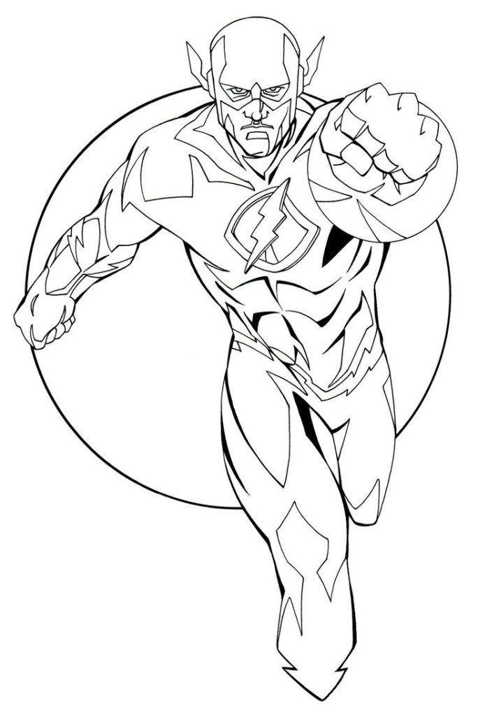 Flash coloring pages