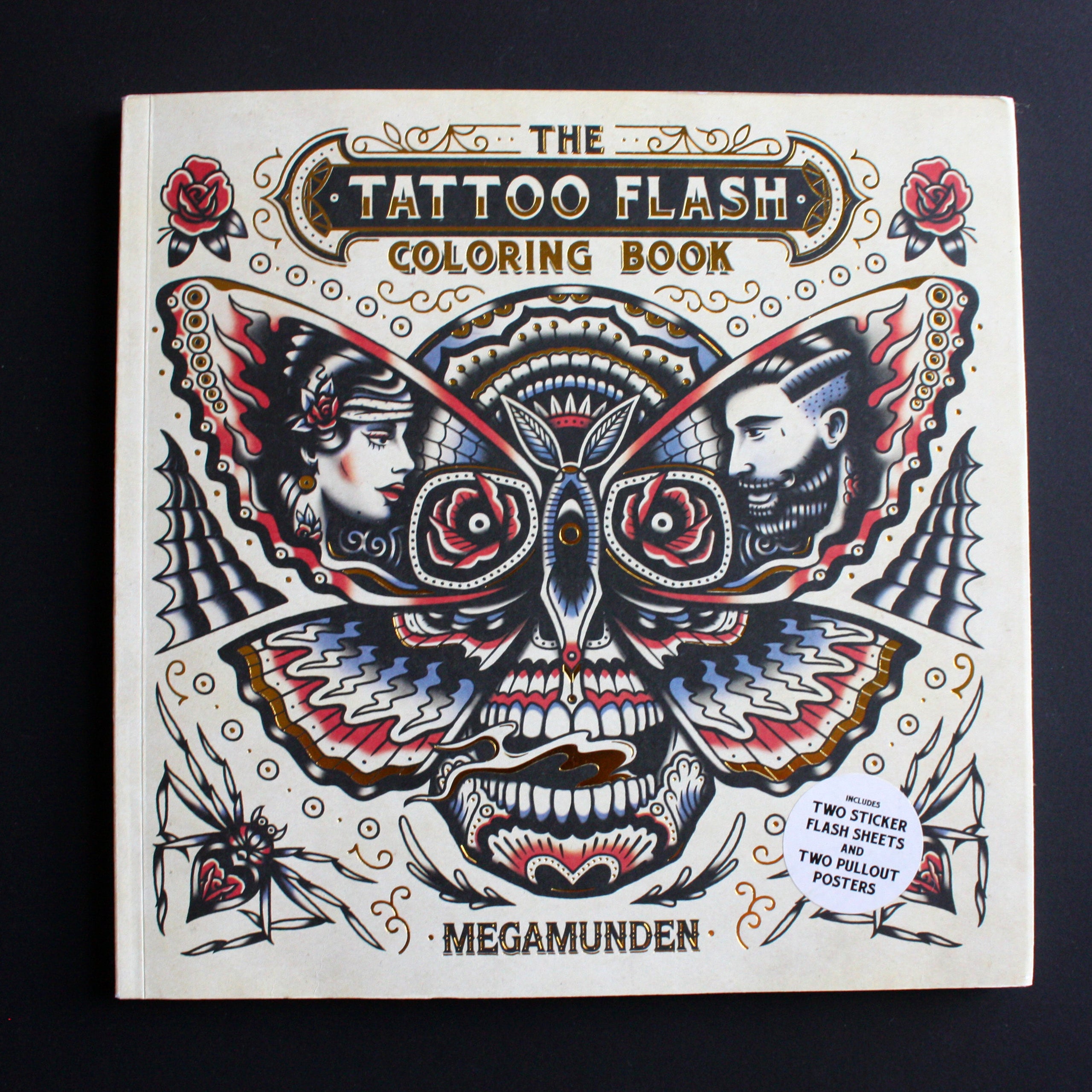 The tattoo flash coloring book monas fine art supply