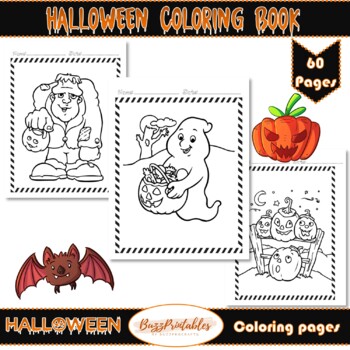 Trick or treat halloween coloring pages for kids halloween flash sheets