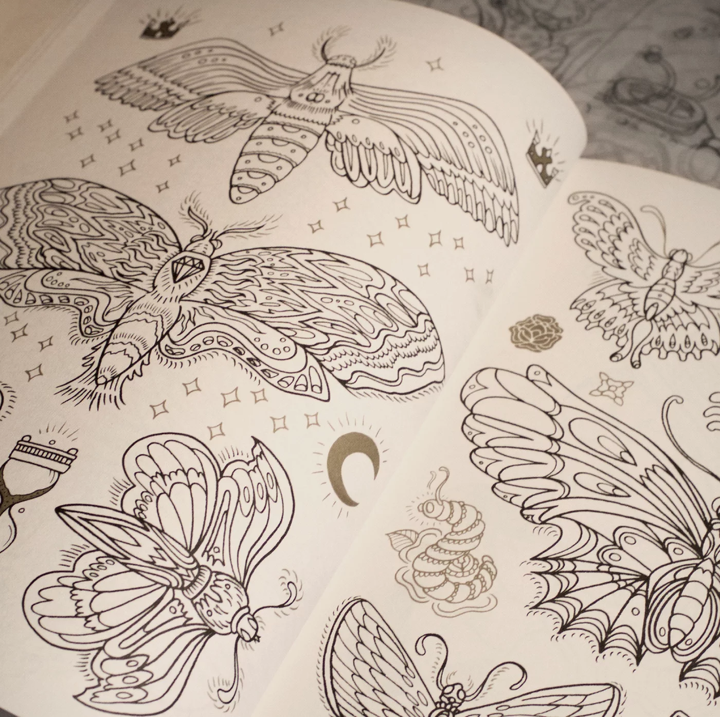 The tattoo colouring book by oliver munden