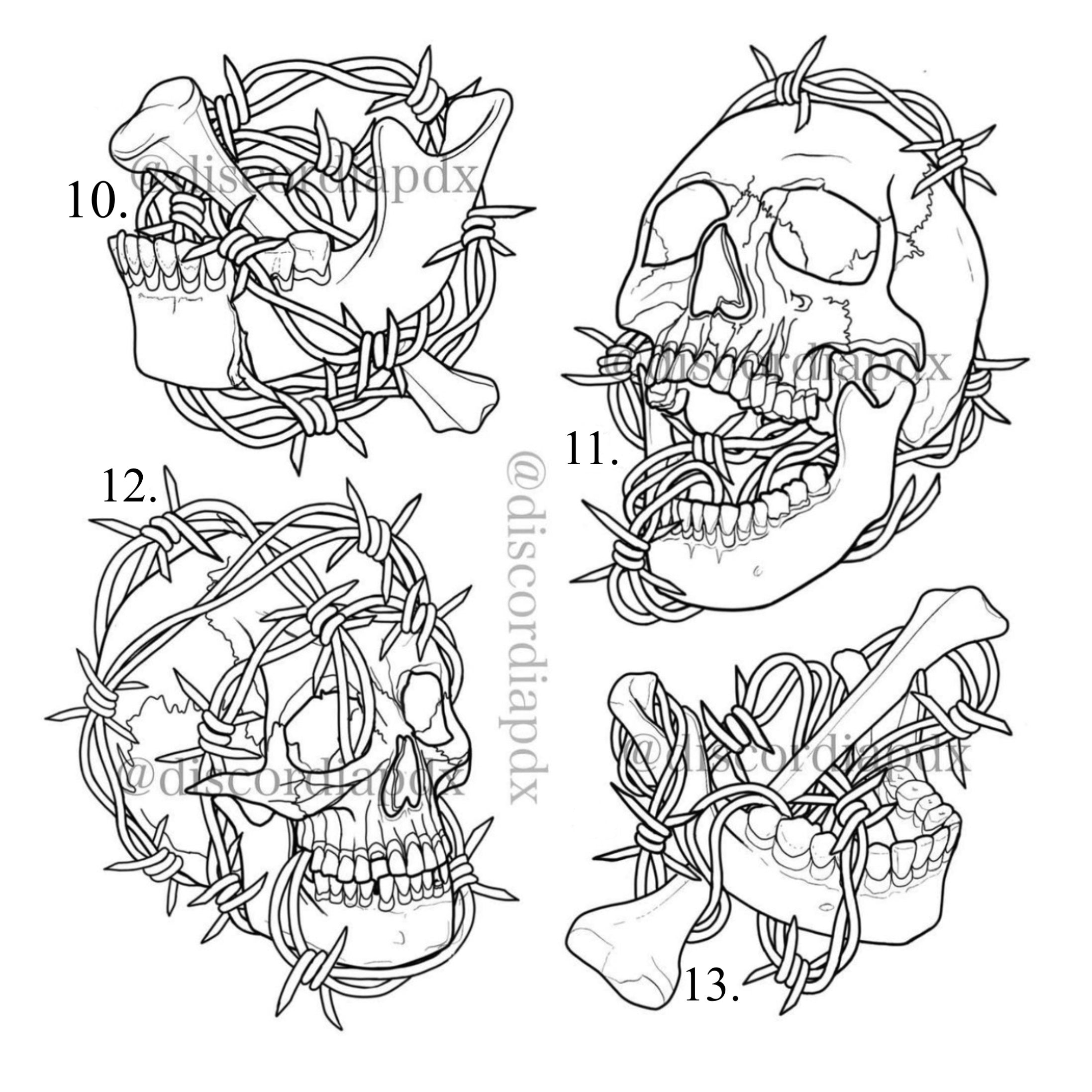 Skull flash sheet â