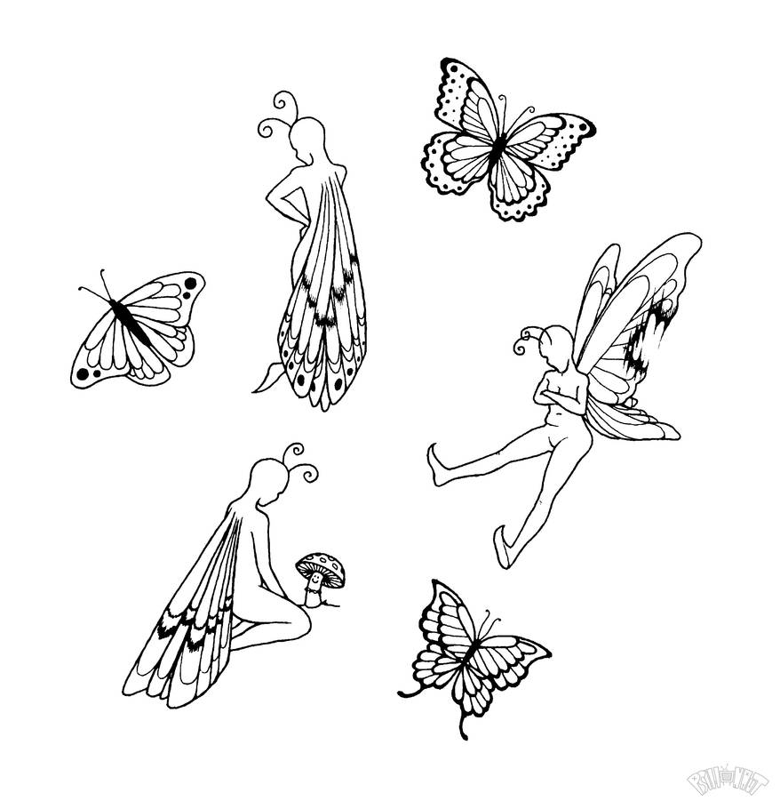 Tattoo flash sheet by maryshaw on