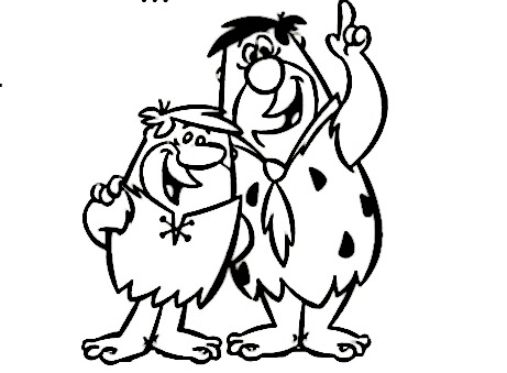 Free printable coloring pages the flintstones