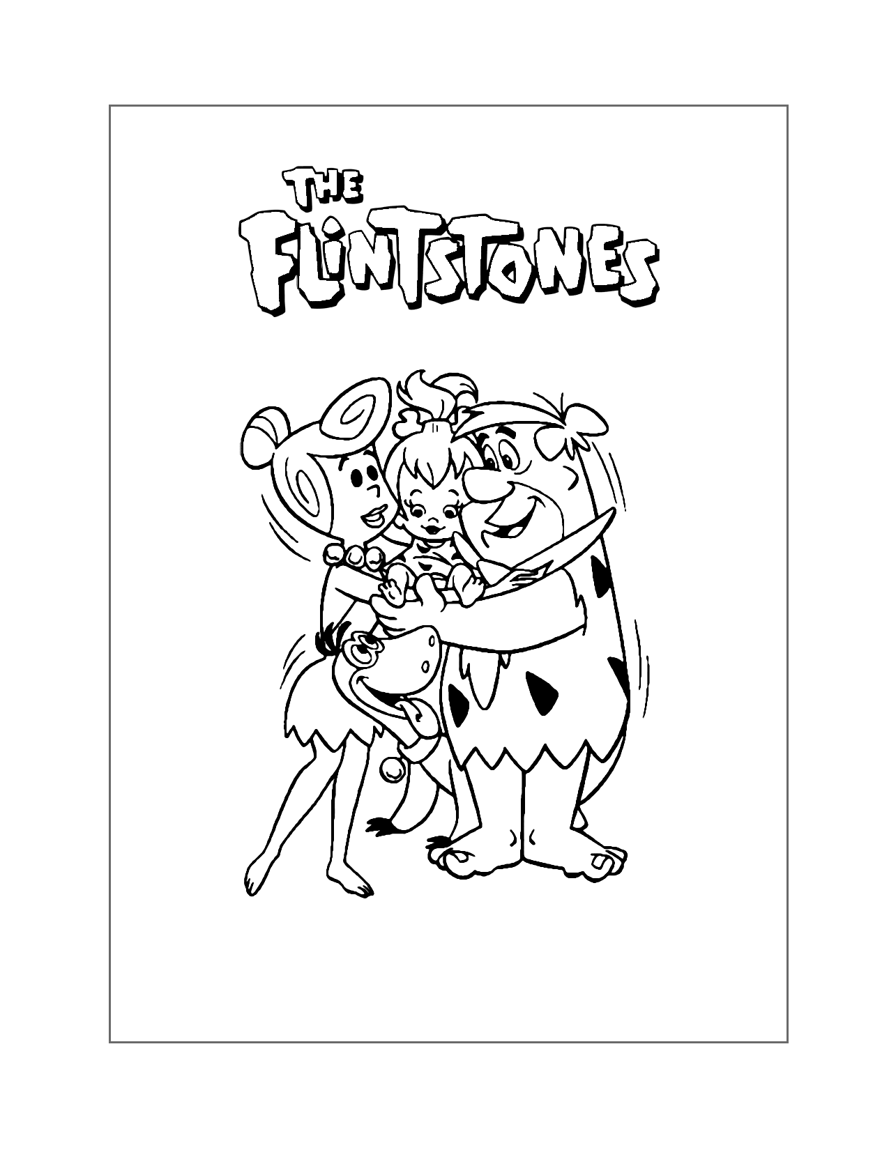 Flintstones pages â printable pages