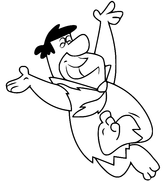 Flintstones coloring pages printable for free download