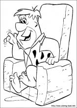 The flintstones coloring pages on coloring