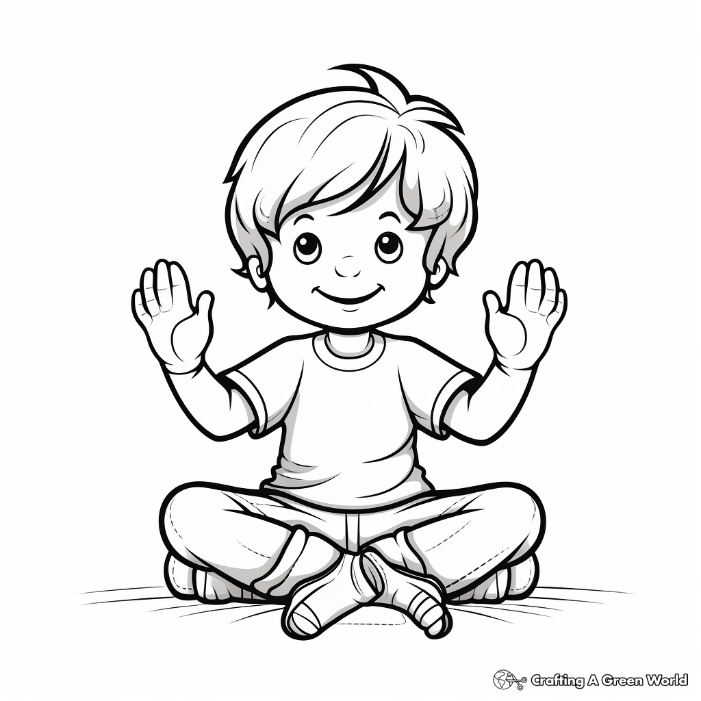 Feet coloring pages