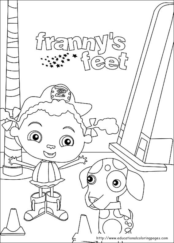 Frannys feet coloring pages