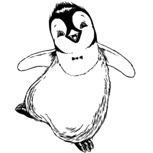 Happy feet coloring pages printable for free download