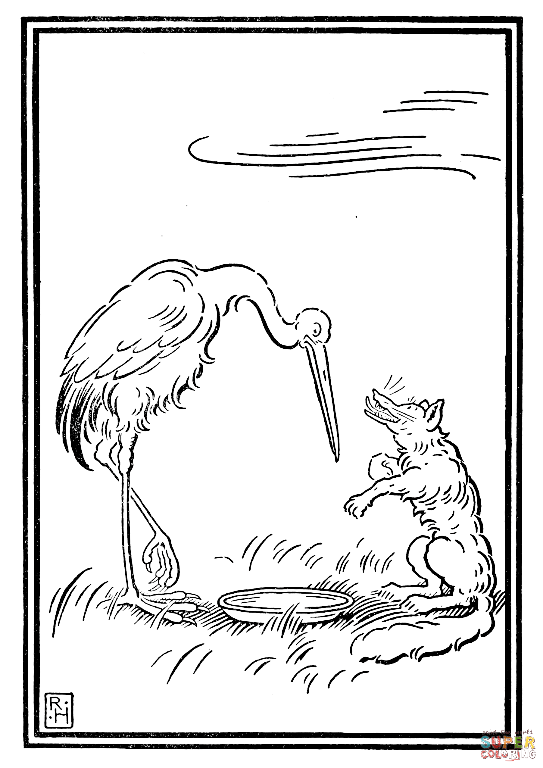 The fox and the stork