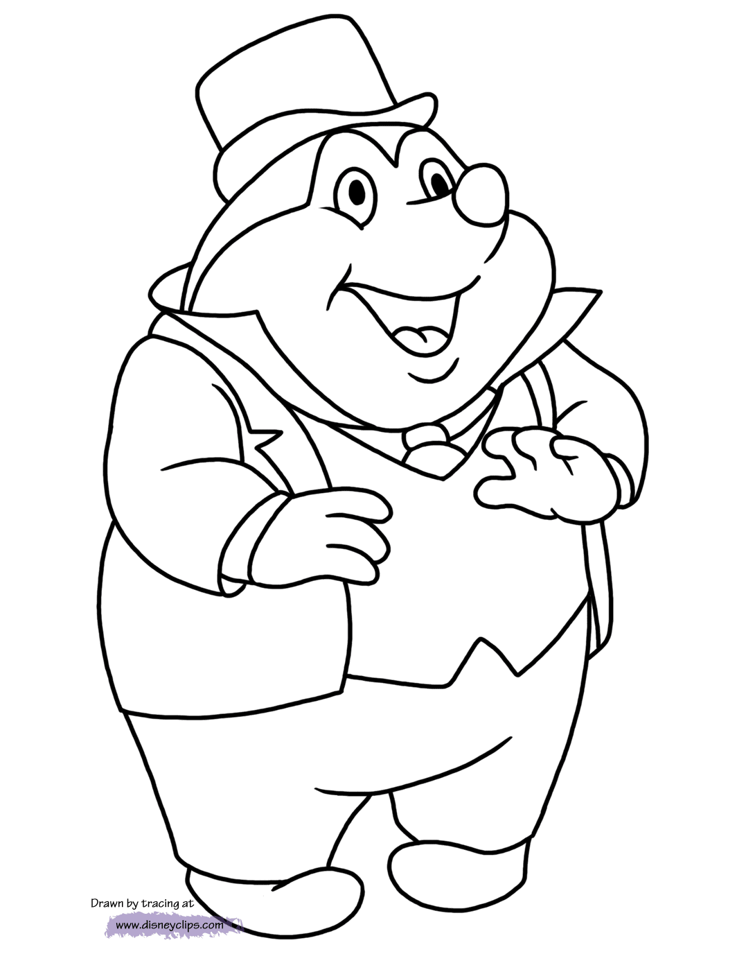 Ichabod and mr toad coloring pages