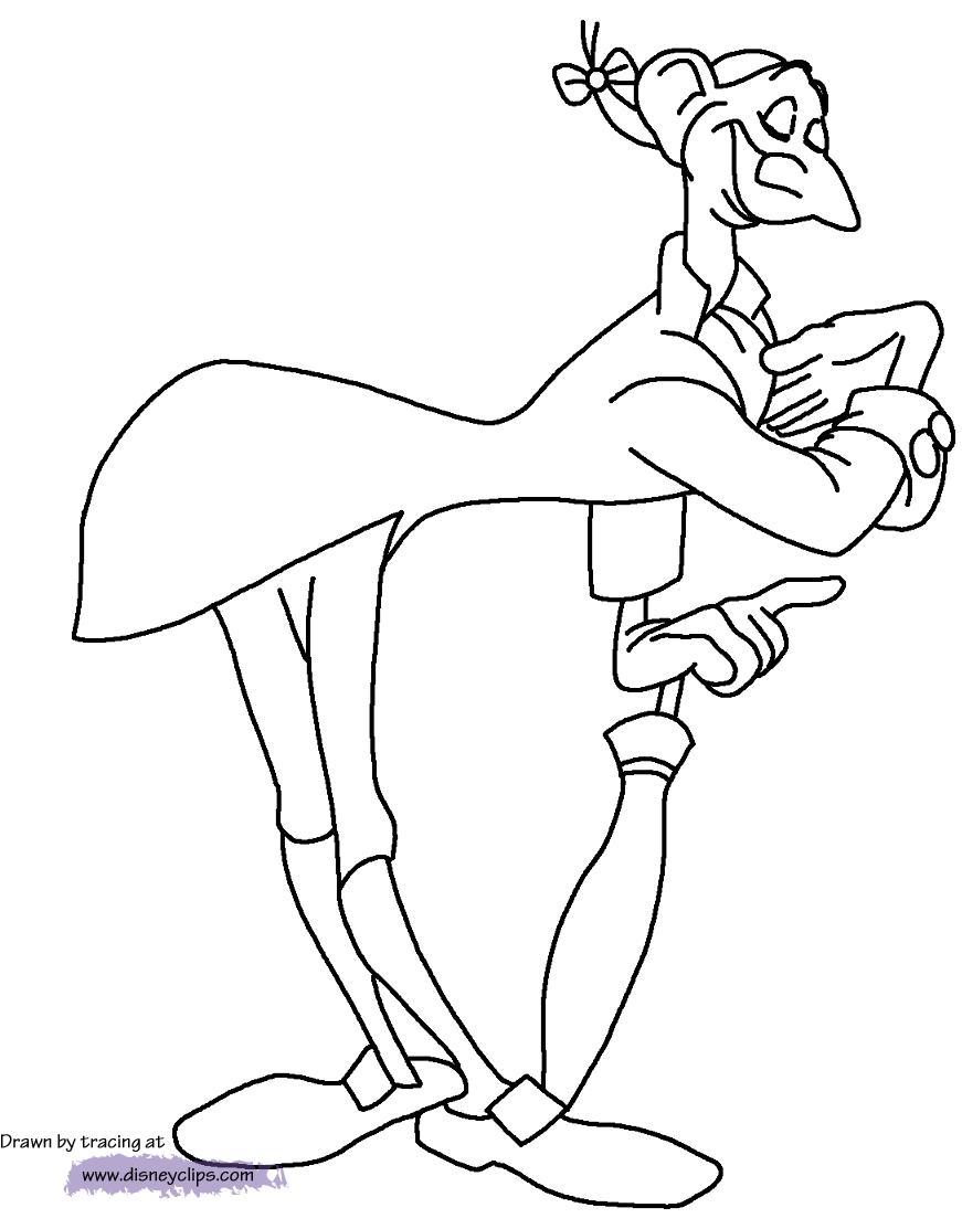 Ichabod and mr toad coloring pages