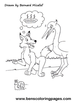 The wolf and the stork online story