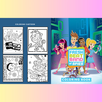 Fresh beat band of spies coloring pages for students preschool pre