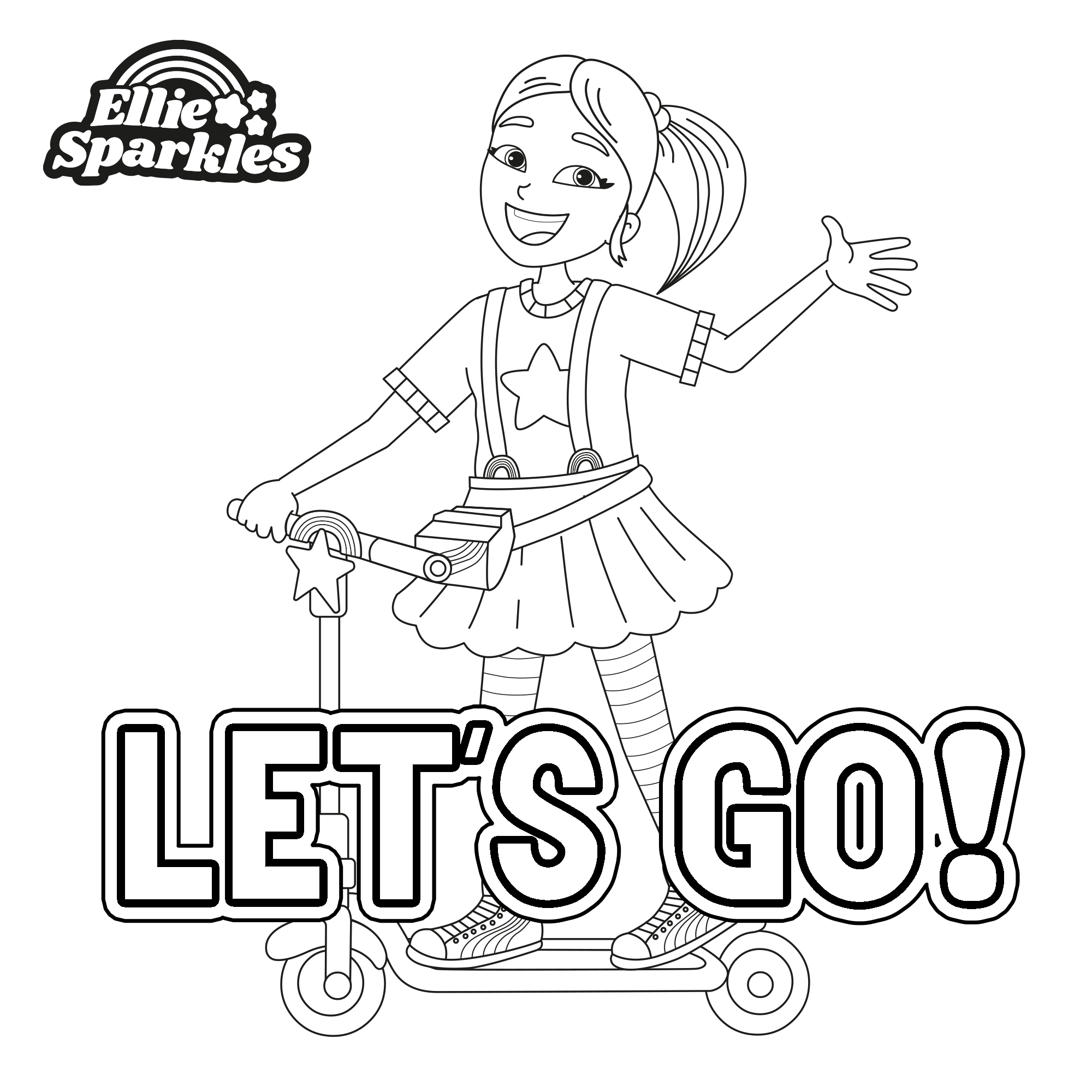 Ellie sparkles on x its coloring time simply download the free sheet and start coloring ð httpstcoklxydvhv x