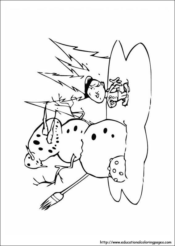 Winter coloring pages