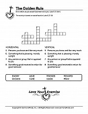 Golden rule childrens bible coloring page from s