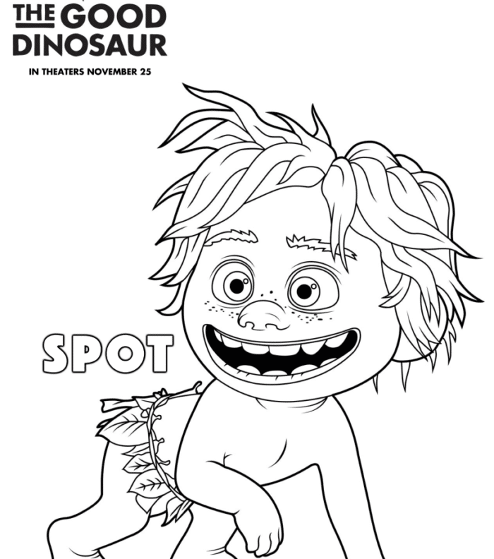 The good dinosaur free printables