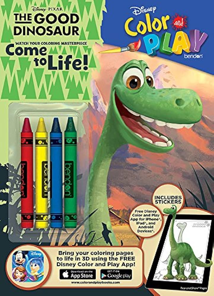 The good dinosaur color and play activity book