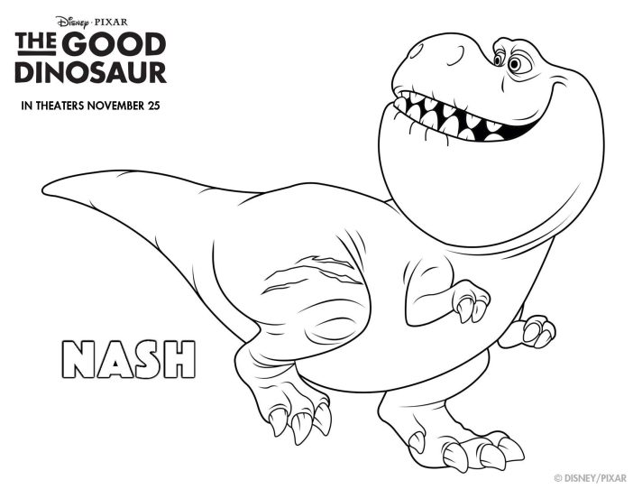 The good dinosaur coloring sheets