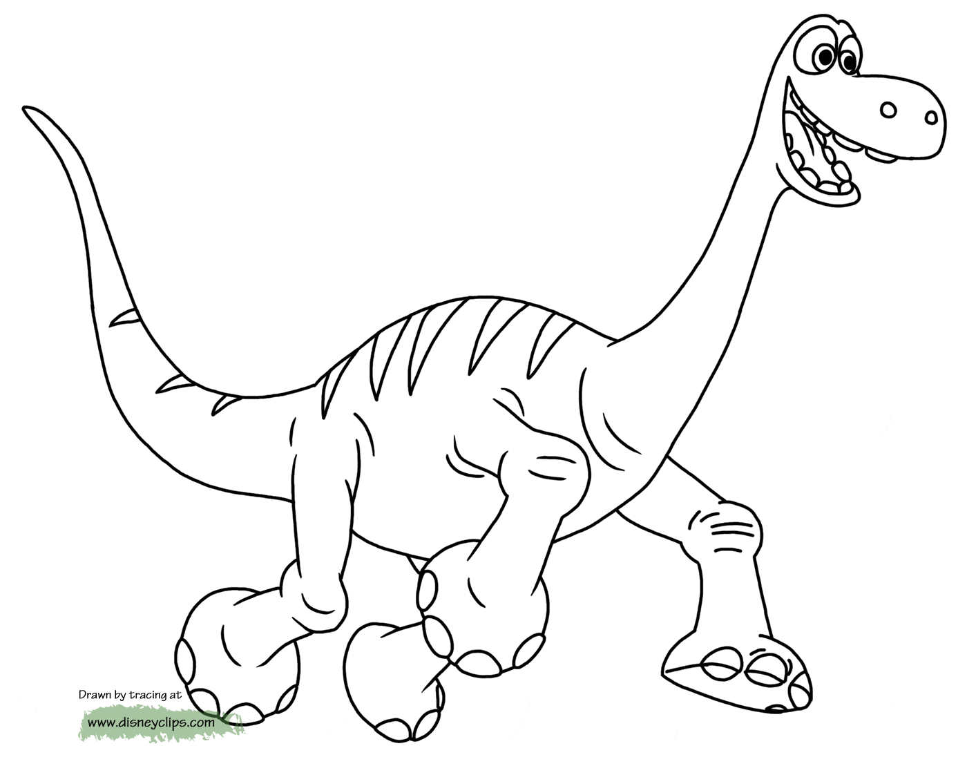 The good dinosaur coloring pages