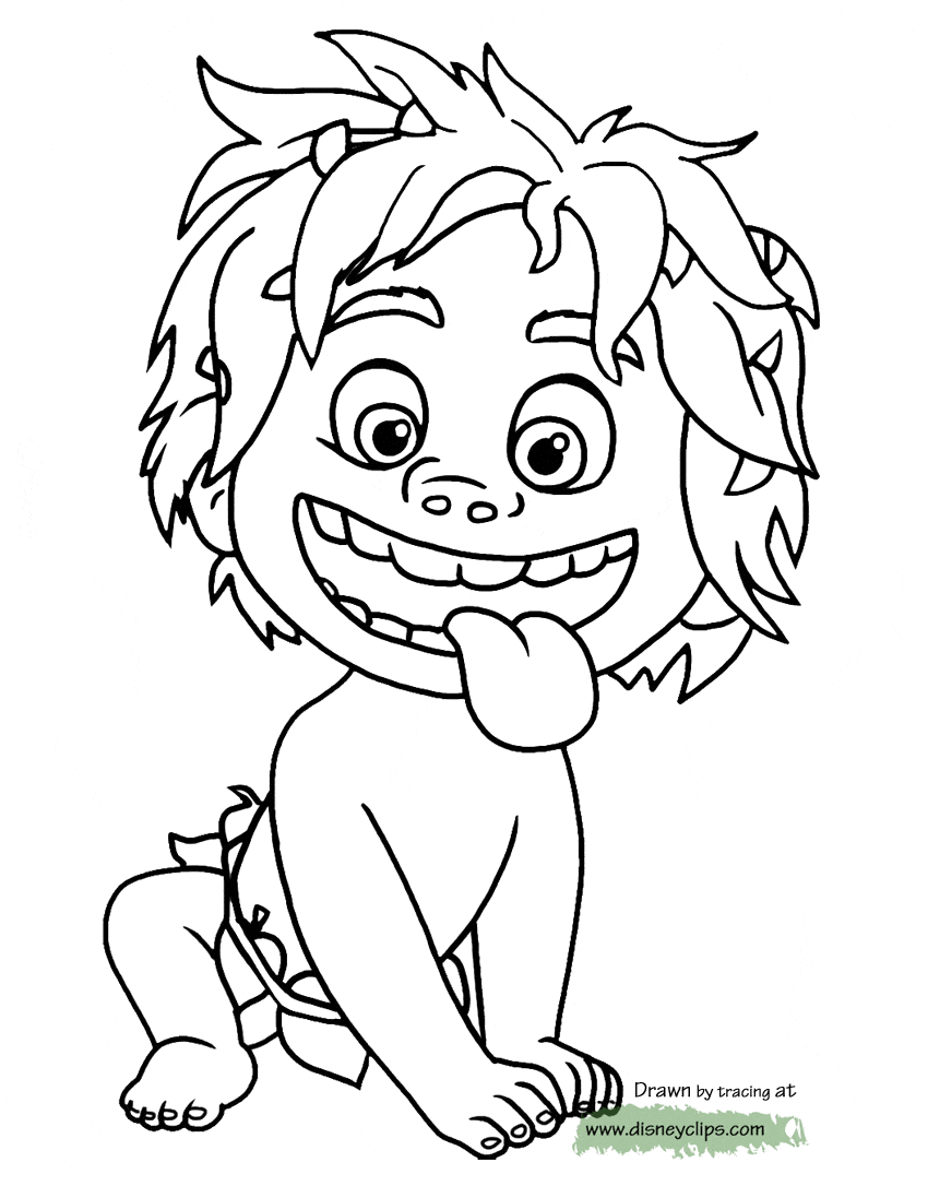 The good dinosaur coloring pages