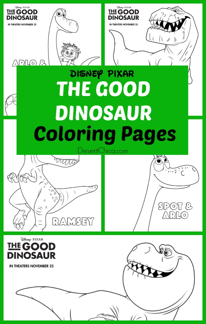 The good dinosaur coloring pages