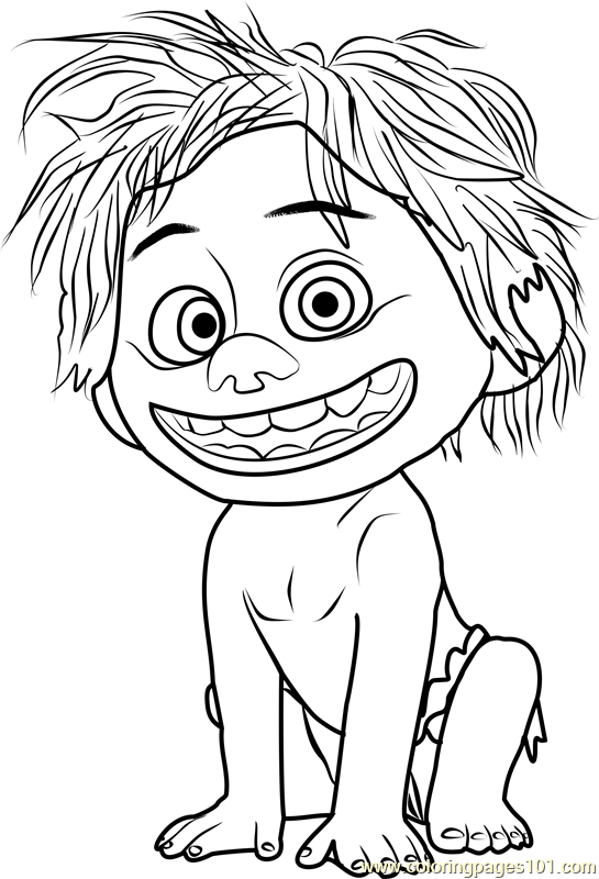 Happy spot coloring page for kids