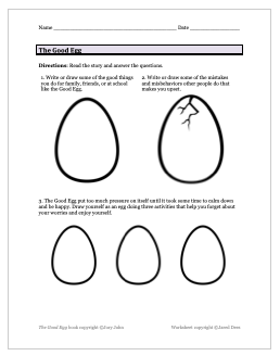 The good egg book summary and worksheet jared dees