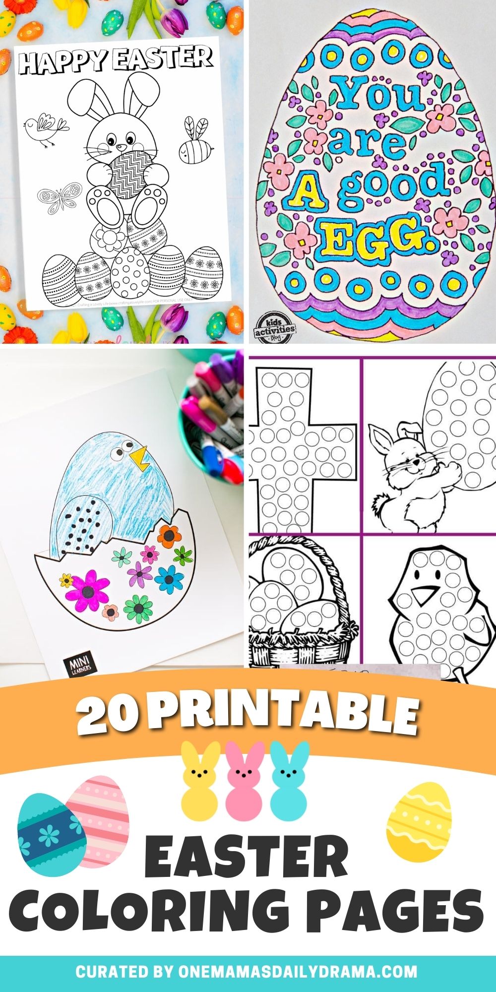 Easter coloring pages and free printables