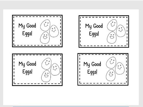 Good eggs incentives awards teaching resources