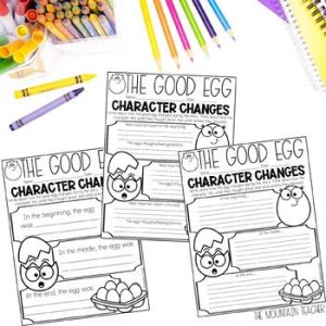 The good egg read aloud activities for character building with food theme