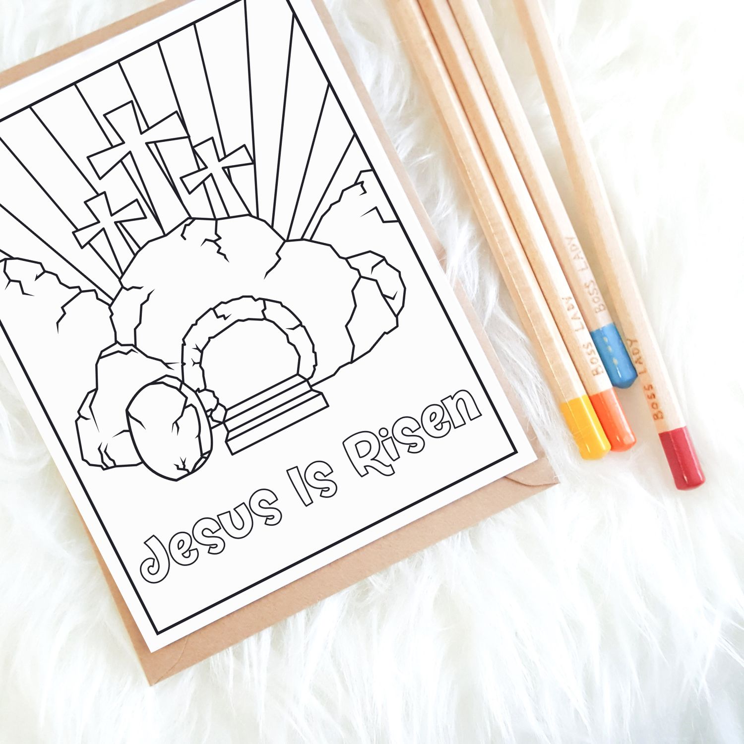 Free religious easter coloring pages printables