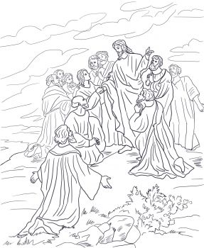 Spread the word great mission coloring page