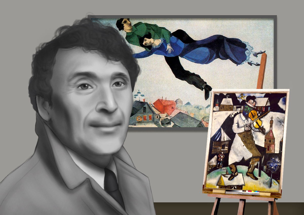 Marc chagall paintings bio ideas