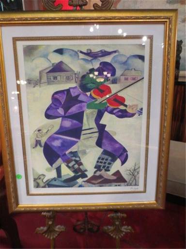 Marc chagall the green violinist limited edition