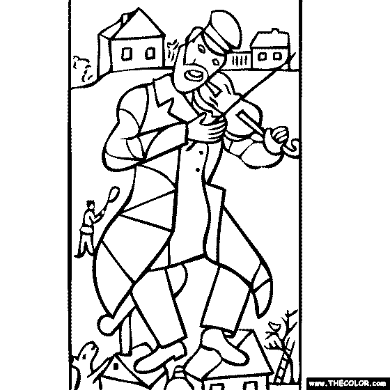 Faous paintings coloring pages