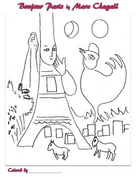 Marc chagall coloring pages portrait marc chagall chagall coloring chagall