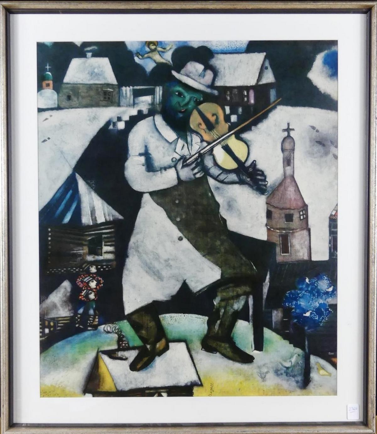 Marc chagall green violinist