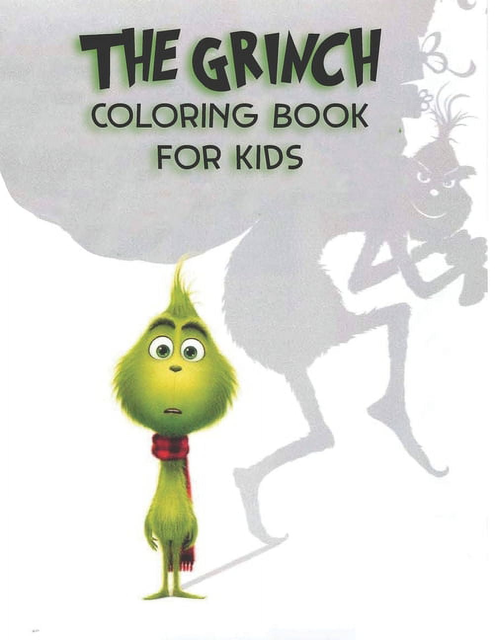 The grinch coloring book for kids perfect christmas gift with design and high quality paper for the jamal lovers great for toddlers kids and adults with bonus activity