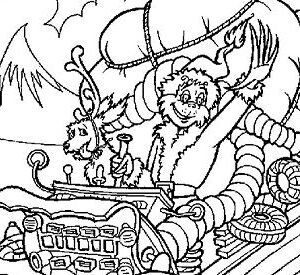 Grinch coloring pages printable for free download