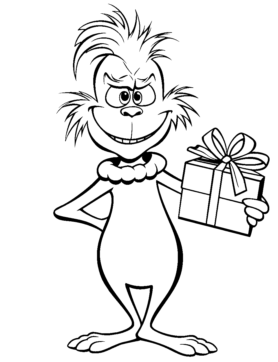 Grinch coloring pages free printable sheets