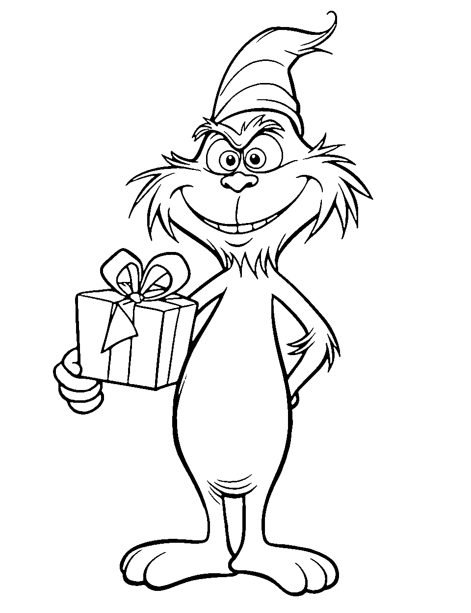 Grinch coloring pages free printable sheets